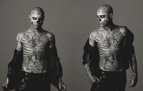 Zombie Boy for Thierry Mugler